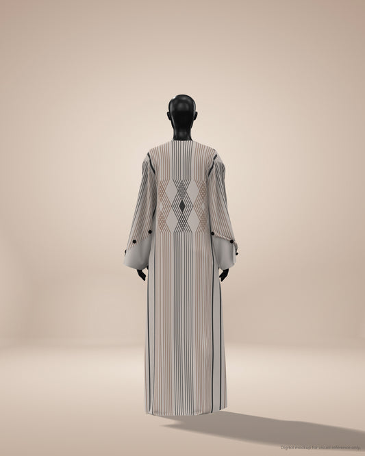 Ready-to-Stitch Abaya Fabric Set — 10