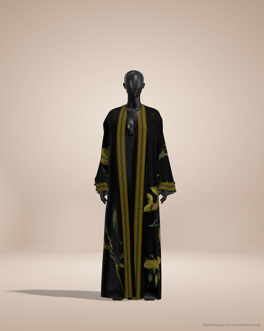 Ready-to-Stitch Abaya Fabric Set — 30