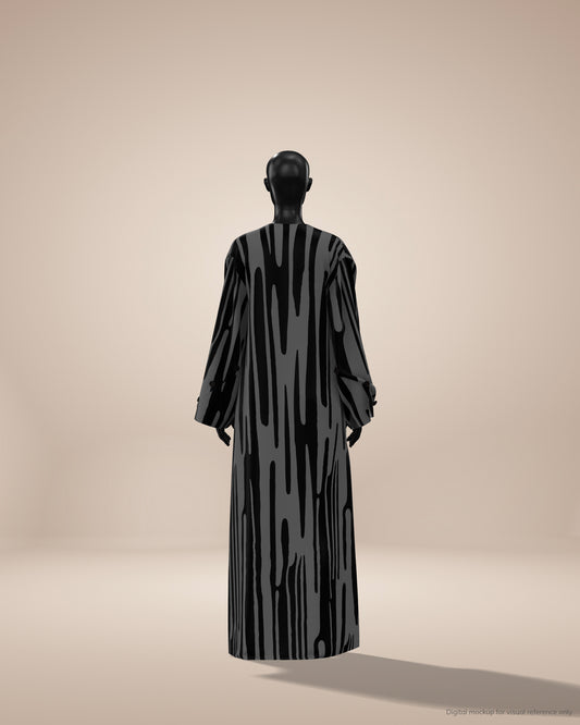 Ready-to-Stitch Abaya Fabric Set — 36