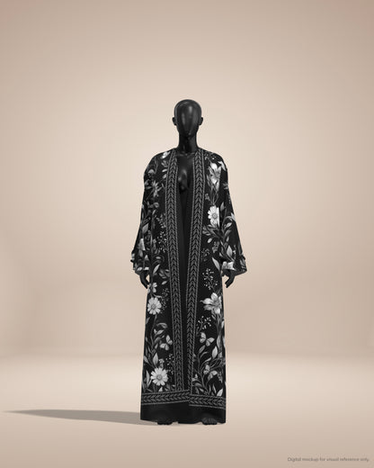 Ready-to-Stitch Abaya Fabric Set — 14