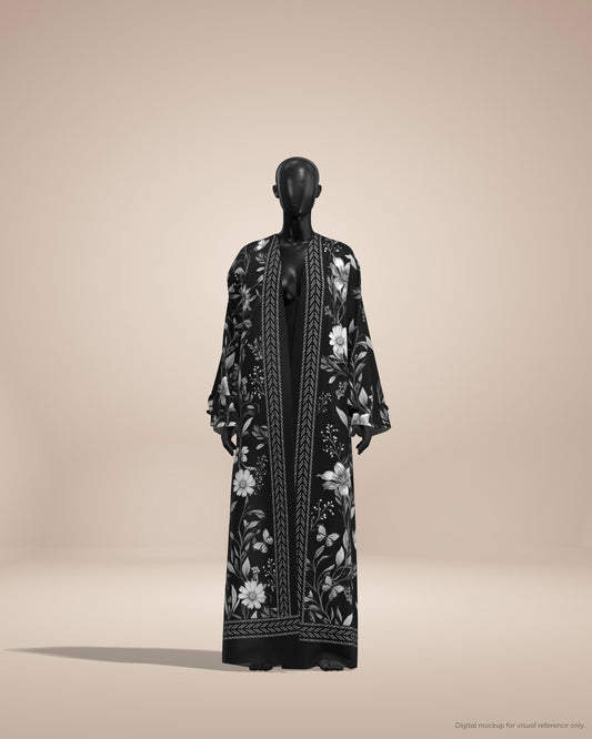 Ready-to-Stitch Abaya Fabric Set — 14