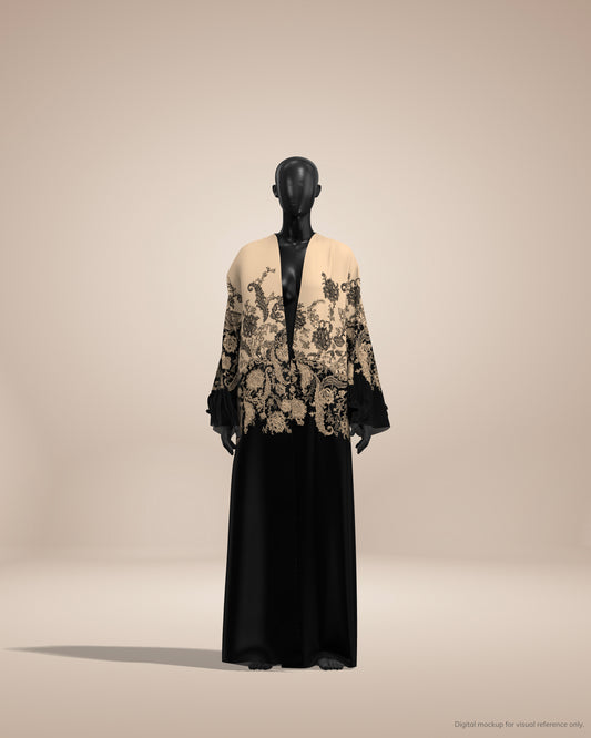 Ready-to-Stitch Abaya Fabric Set — 22