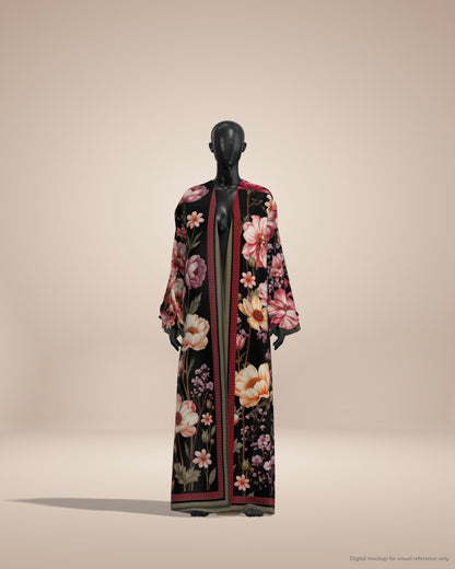 Ready-to-Stitch Abaya Fabric Set — 16