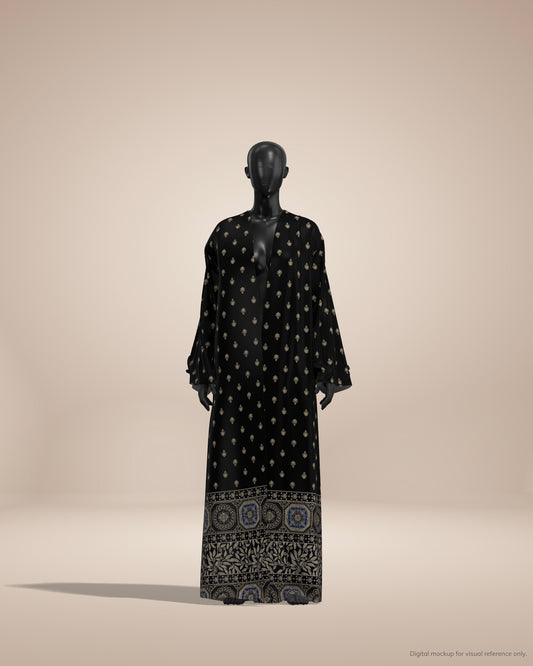 Ready-to-Stitch Abaya Fabric Set — 18
