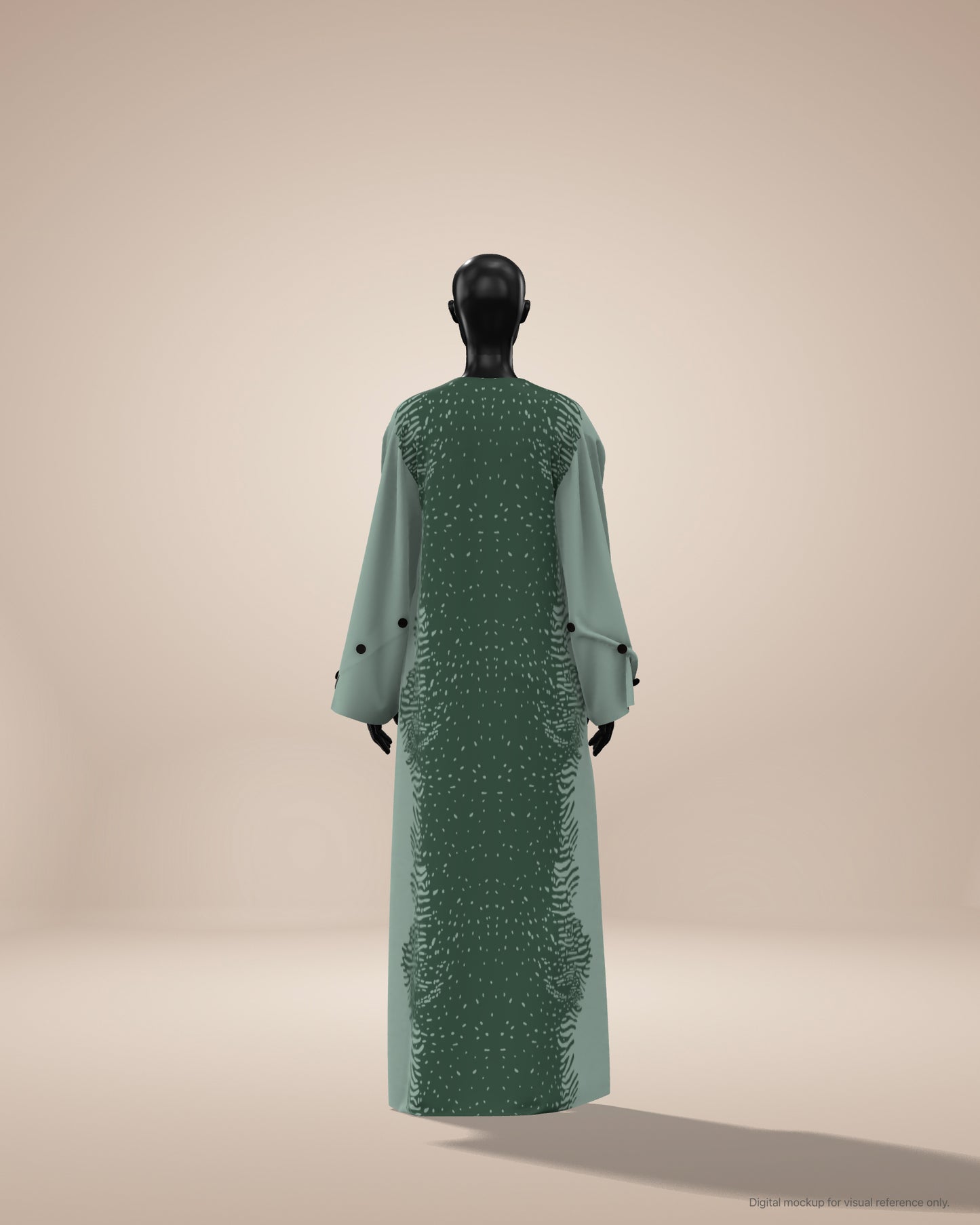 Ready-to-Stitch Abaya Fabric Set — 07
