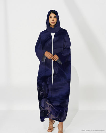 Ready-to-Stitch Abaya Set — 07