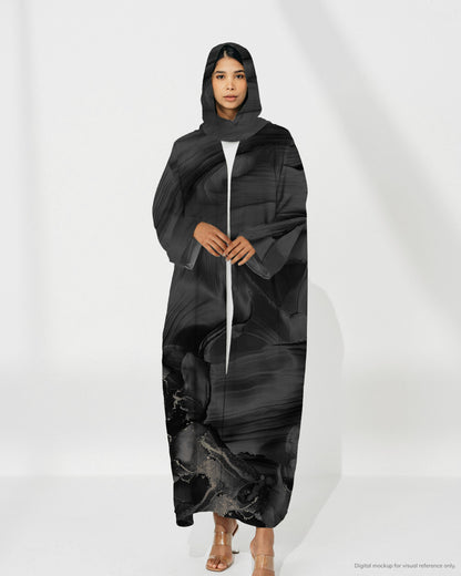 Ready-to-Stitch Abaya Set — 07