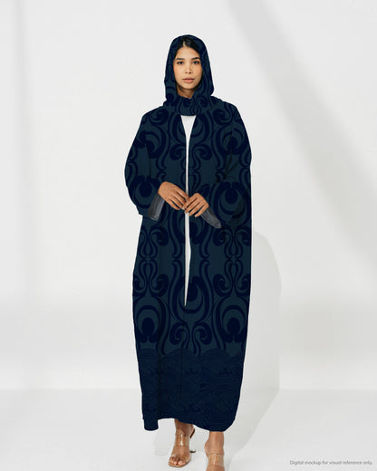 Ready-to-Stitch Abaya Set — 06