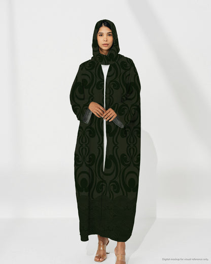 Ready-to-Stitch Abaya Set — 06