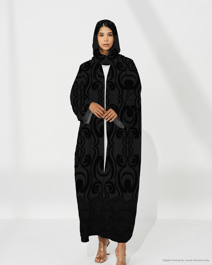 Ready-to-Stitch Abaya Set — 06