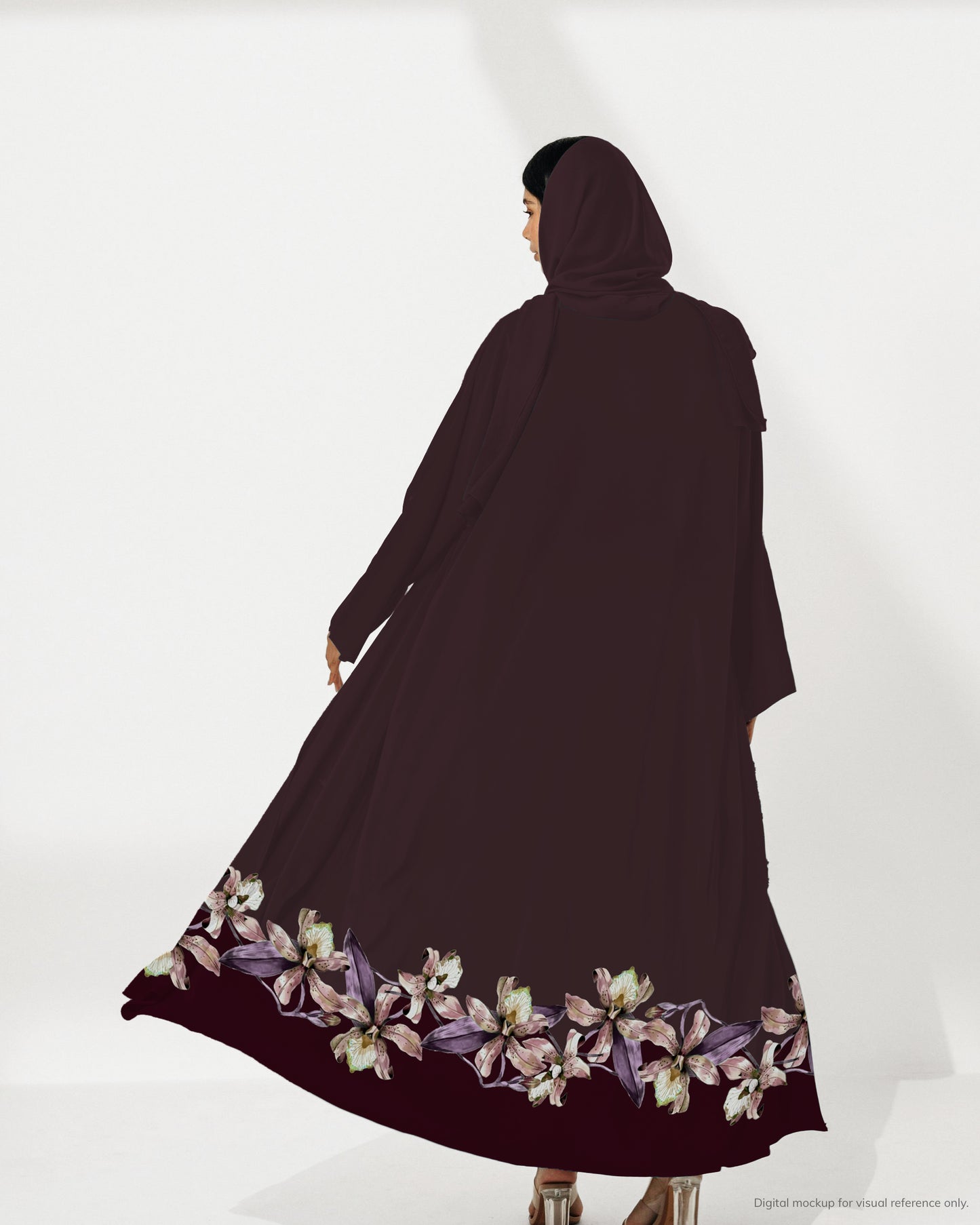 Ready-to-Stitch Abaya Set — 08