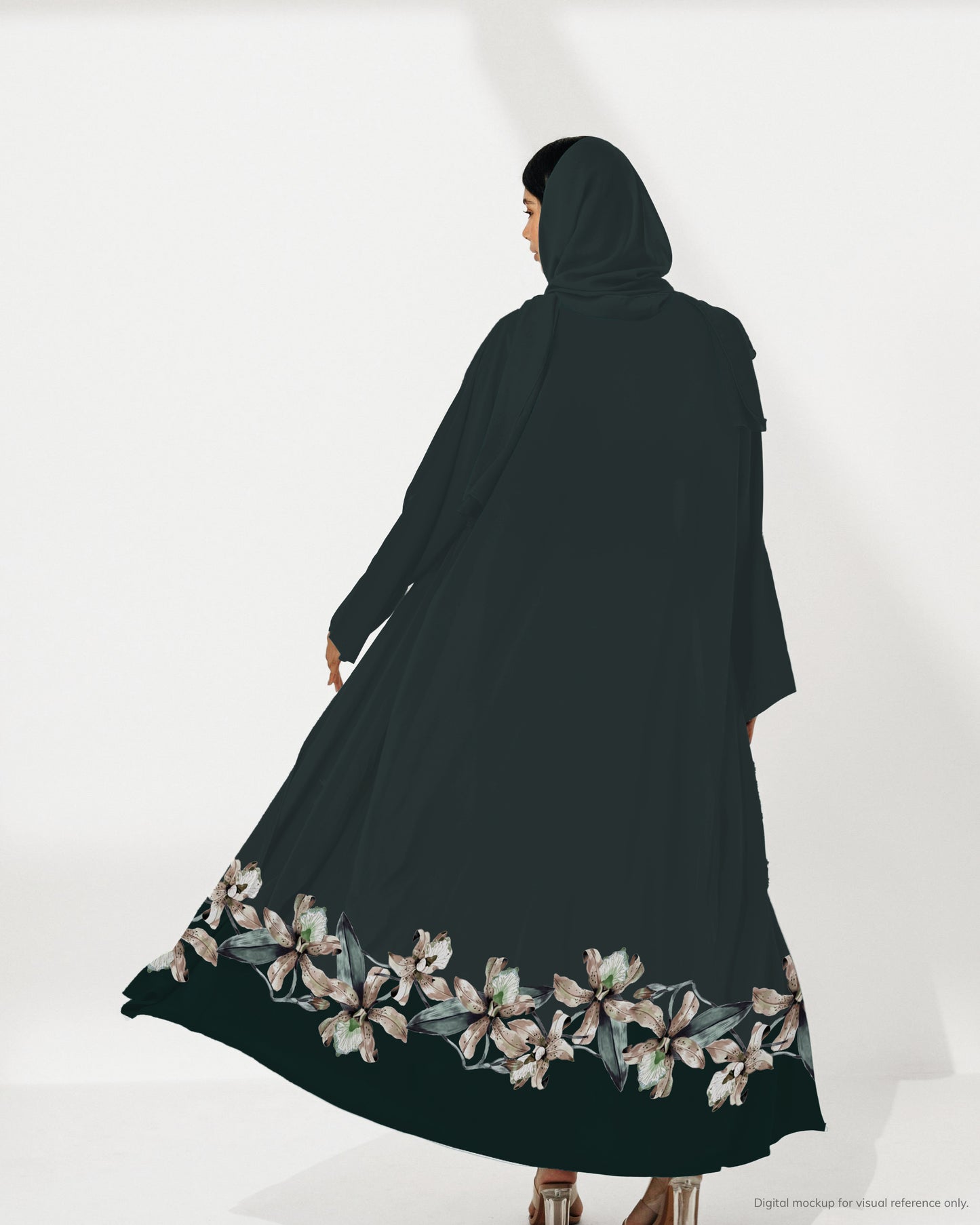 Ready-to-Stitch Abaya Set — 08
