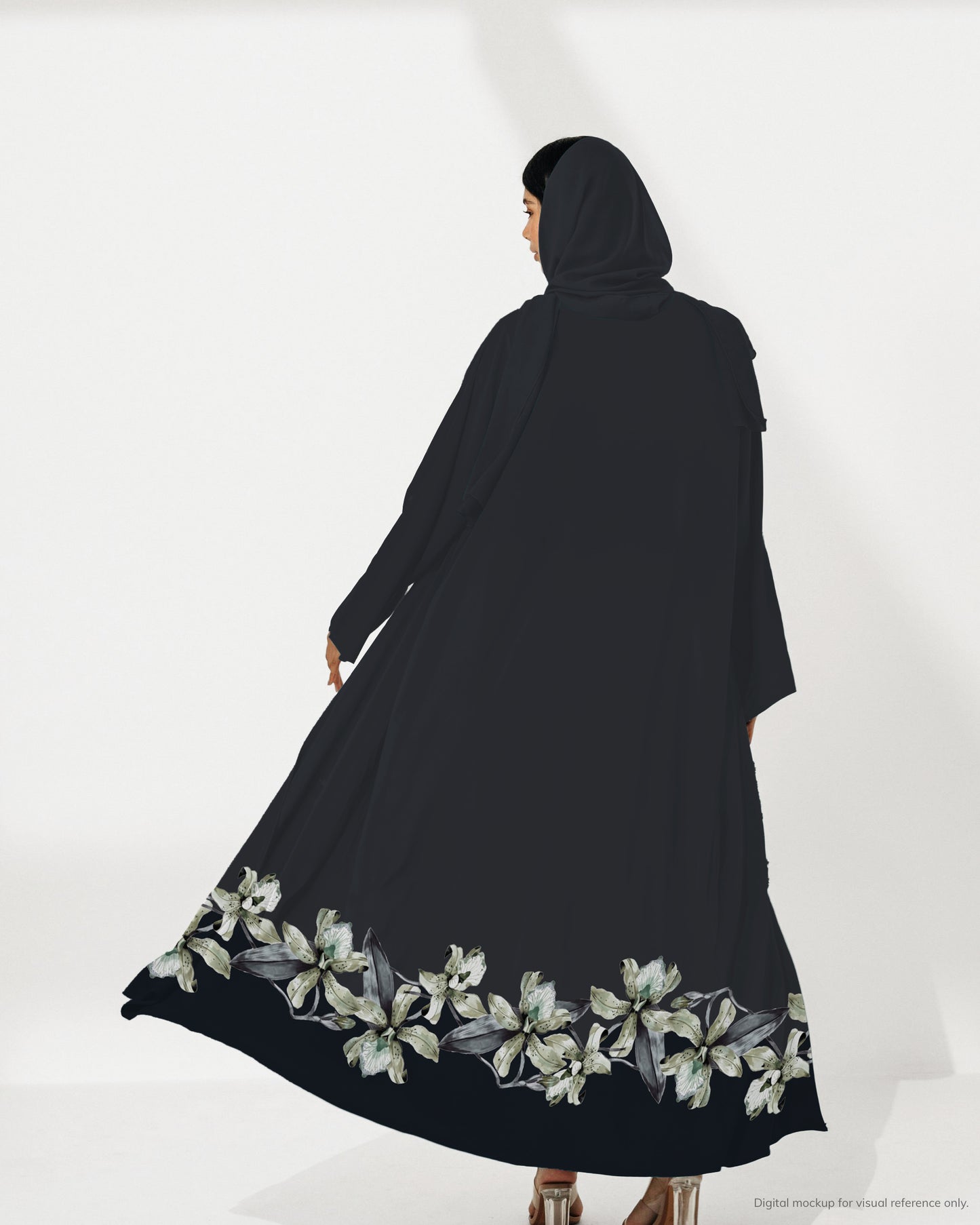 Ready-to-Stitch Abaya Set — 08