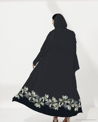 Ready-to-Stitch Abaya Set — 08