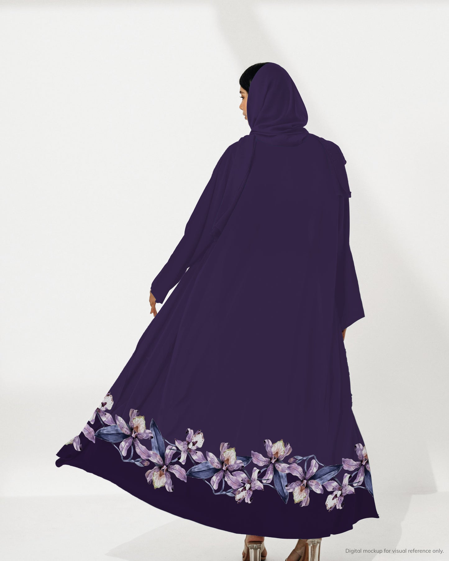 Ready-to-Stitch Abaya Set — 08