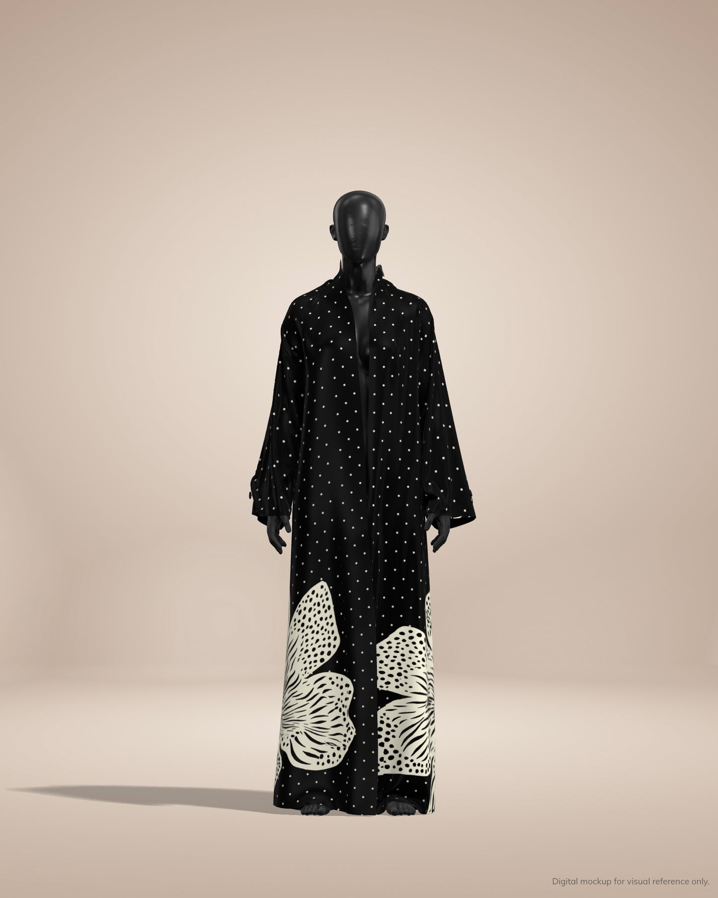 Ready-to-Stitch Abaya Fabric Set — 02