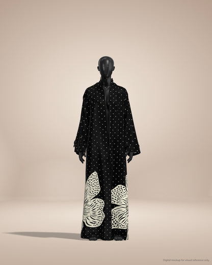 Ready-to-Stitch Abaya Fabric Set — 02