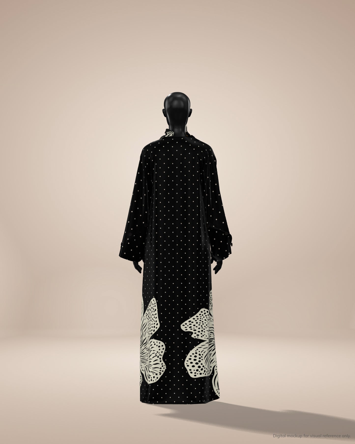 Ready-to-Stitch Abaya Fabric Set — 02