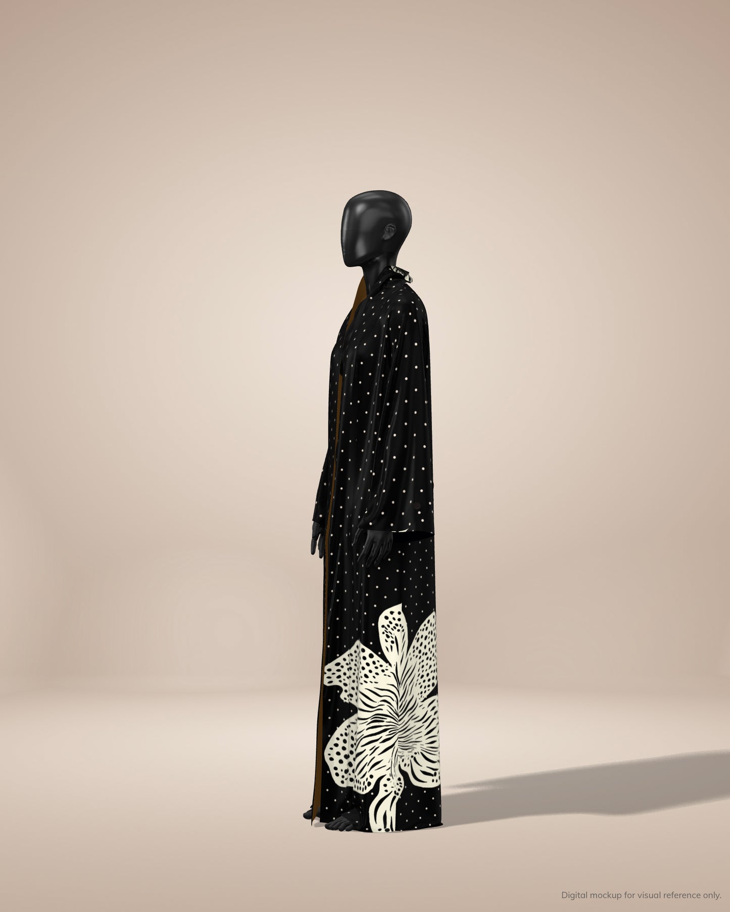 Ready-to-Stitch Abaya Fabric Set — 02