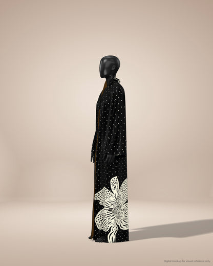 Ready-to-Stitch Abaya Fabric Set — 02
