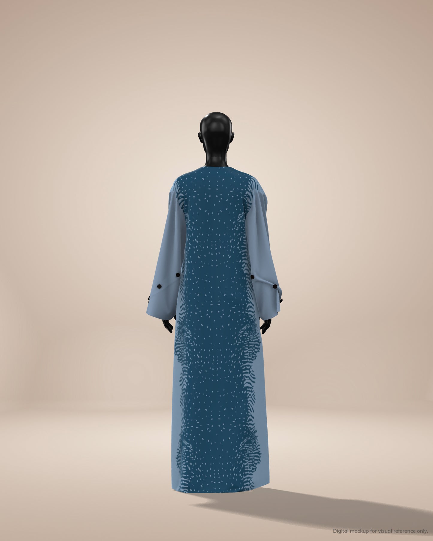 Ready-to-Stitch Abaya Fabric Set — 06