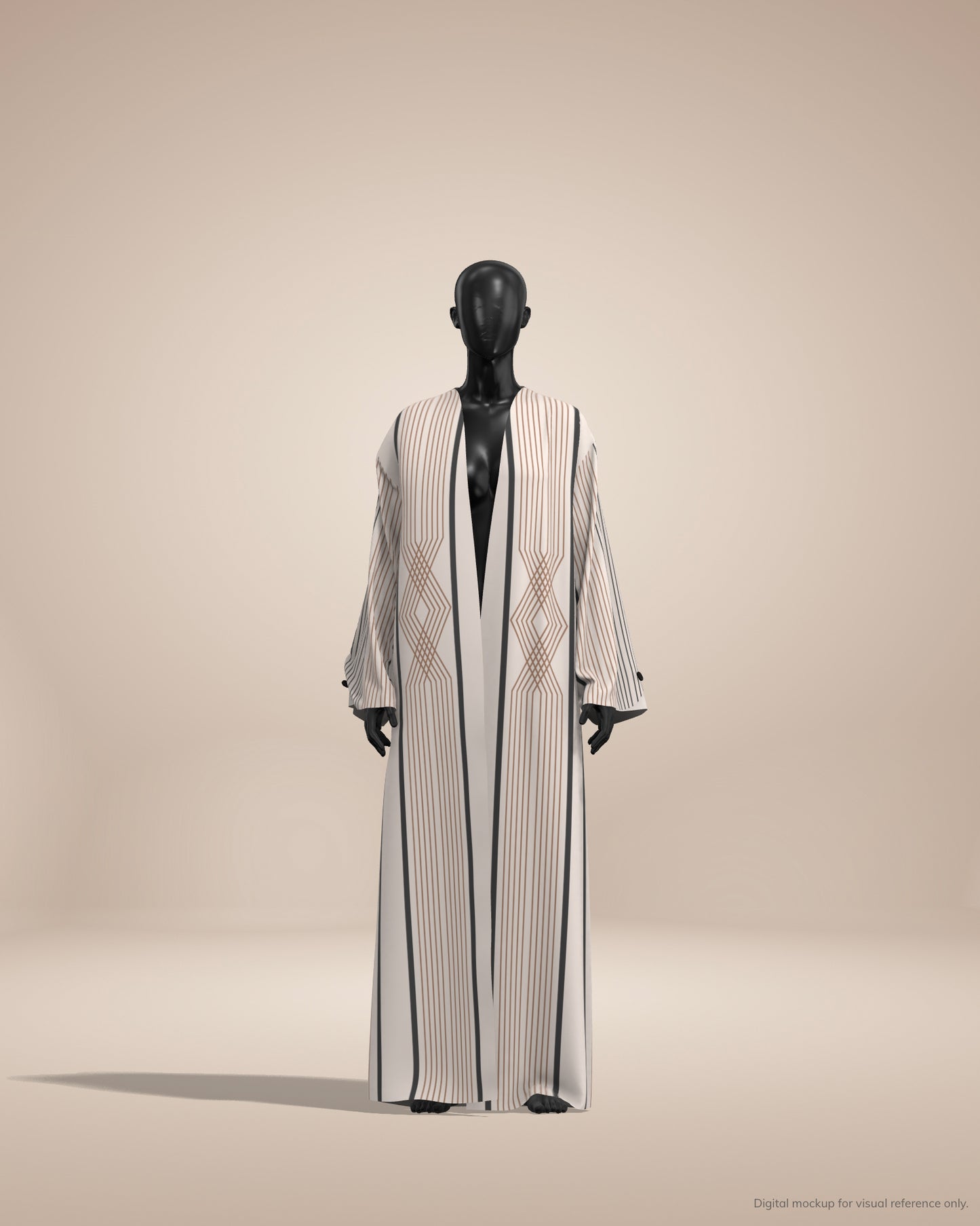 Ready-to-Stitch Abaya Fabric Set — 10