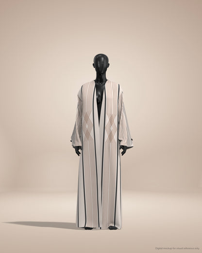 Ready-to-Stitch Abaya Fabric Set — 10