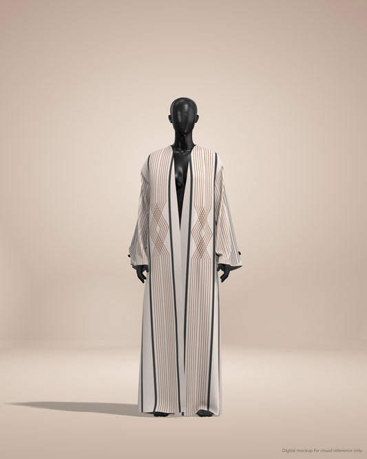 Ready-to-Stitch Abaya Fabric Set — 10