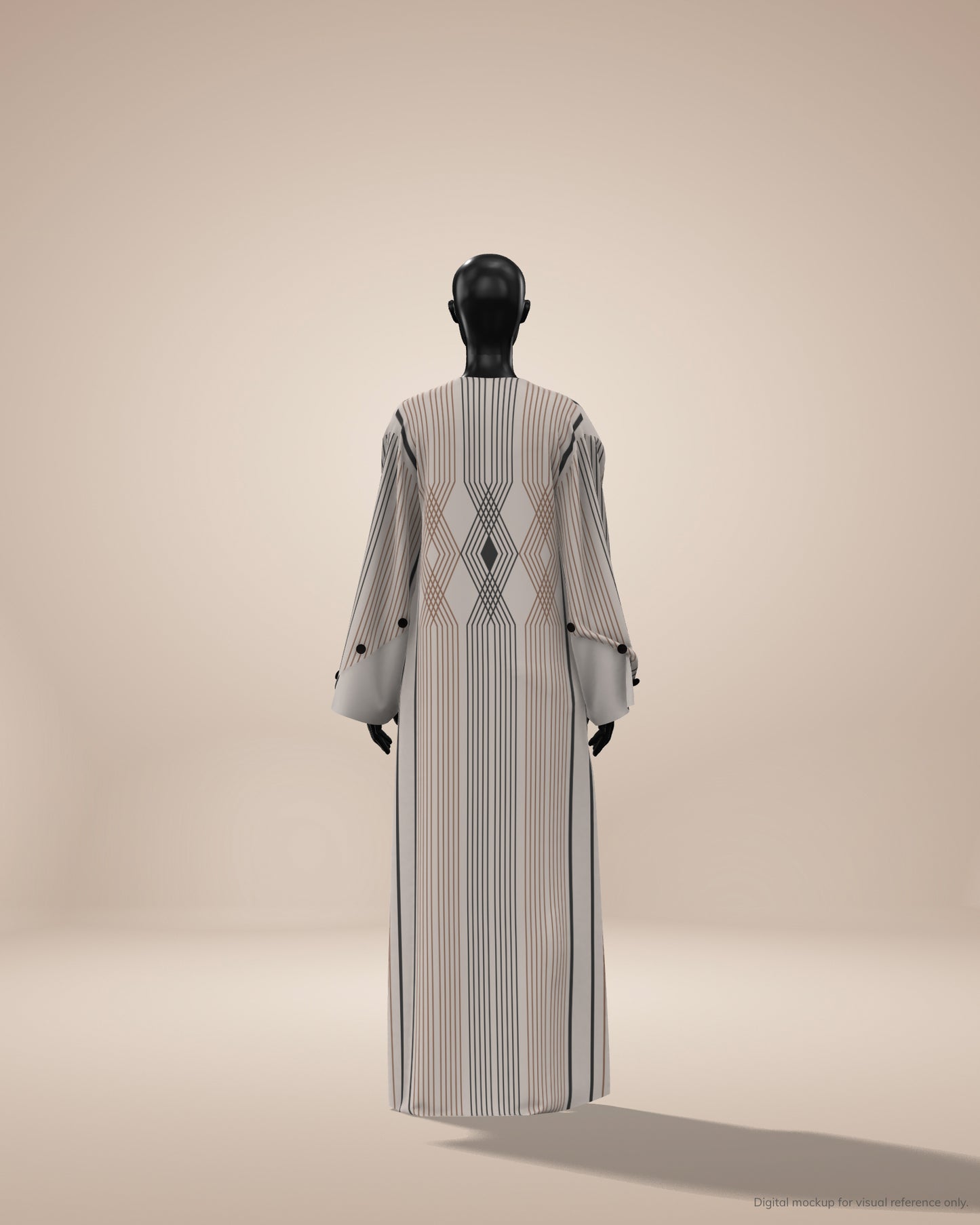 Ready-to-Stitch Abaya Fabric Set — 10