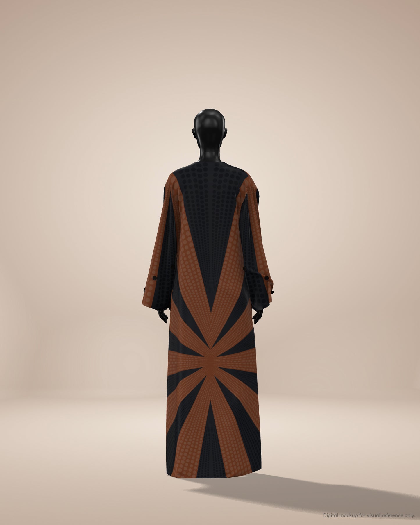 Ready-to-Stitch Abaya Fabric Set — 03