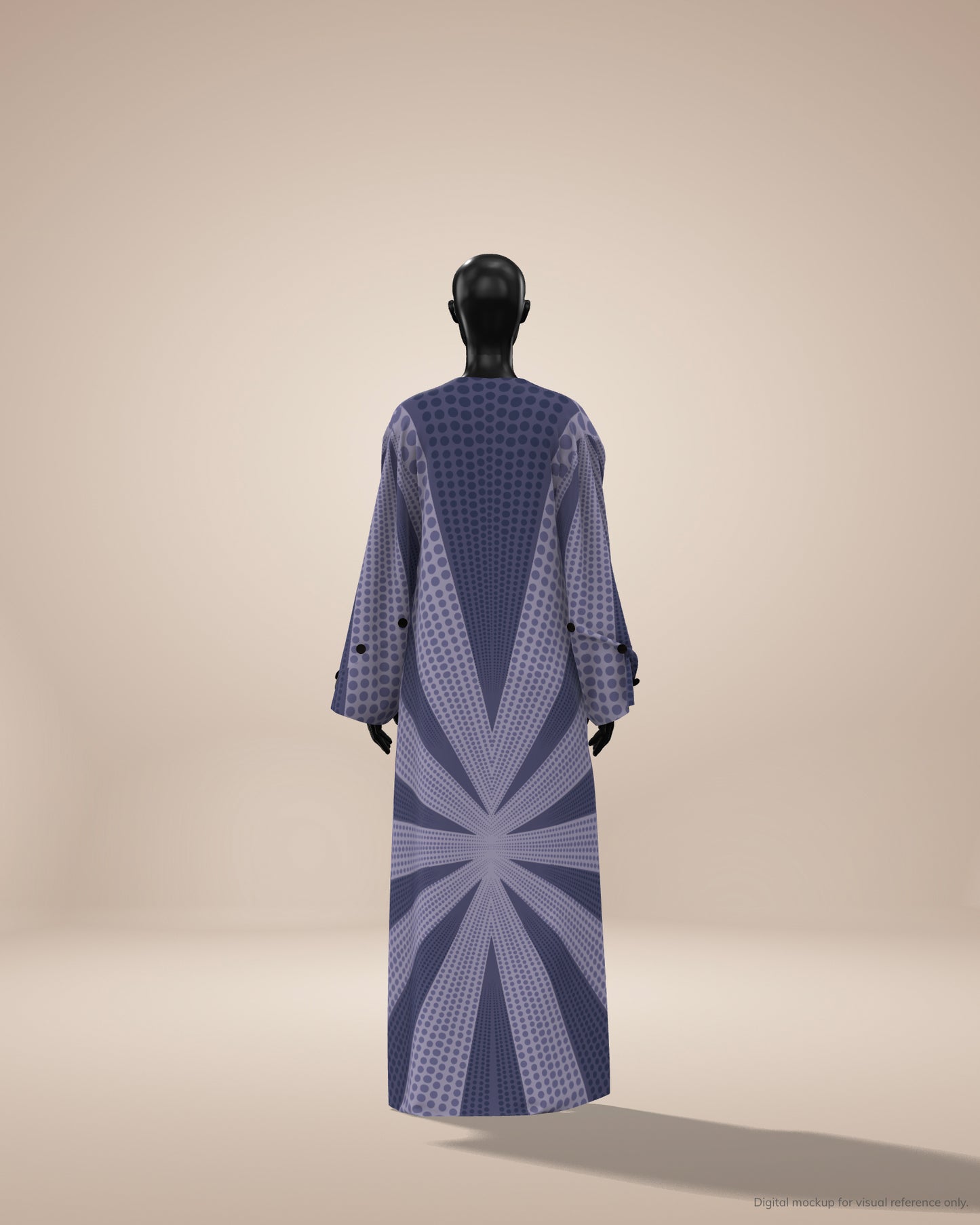 Ready-to-Stitch Abaya Fabric Set — 04