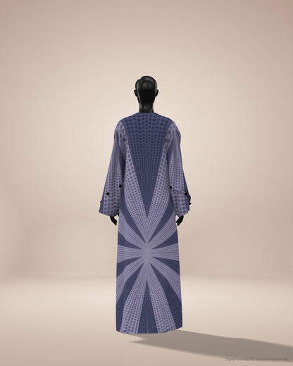 Ready-to-Stitch Abaya Fabric Set — 04