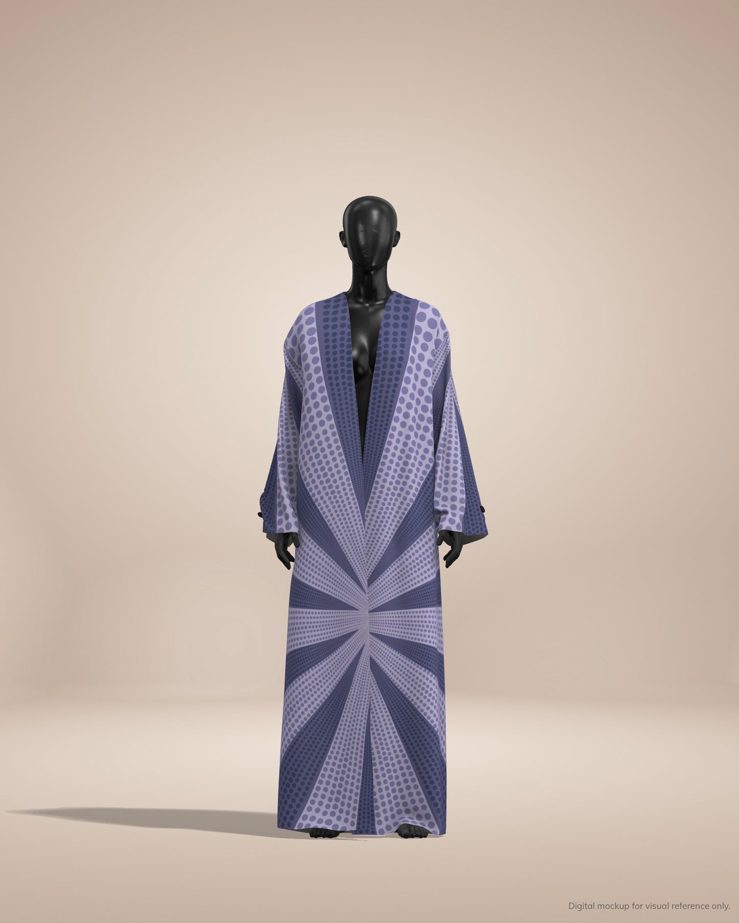 Ready-to-Stitch Abaya Fabric Set — 04