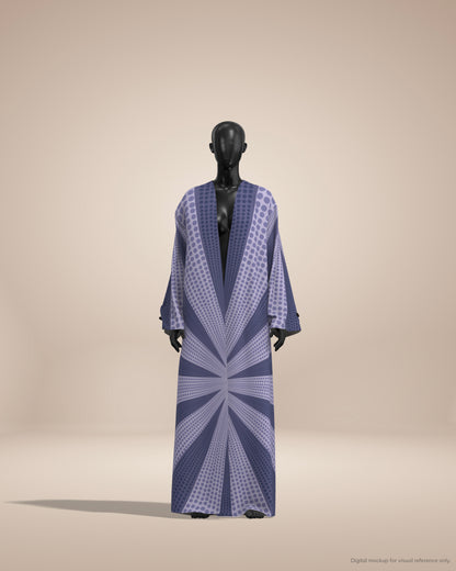 Ready-to-Stitch Abaya Fabric Set — 04