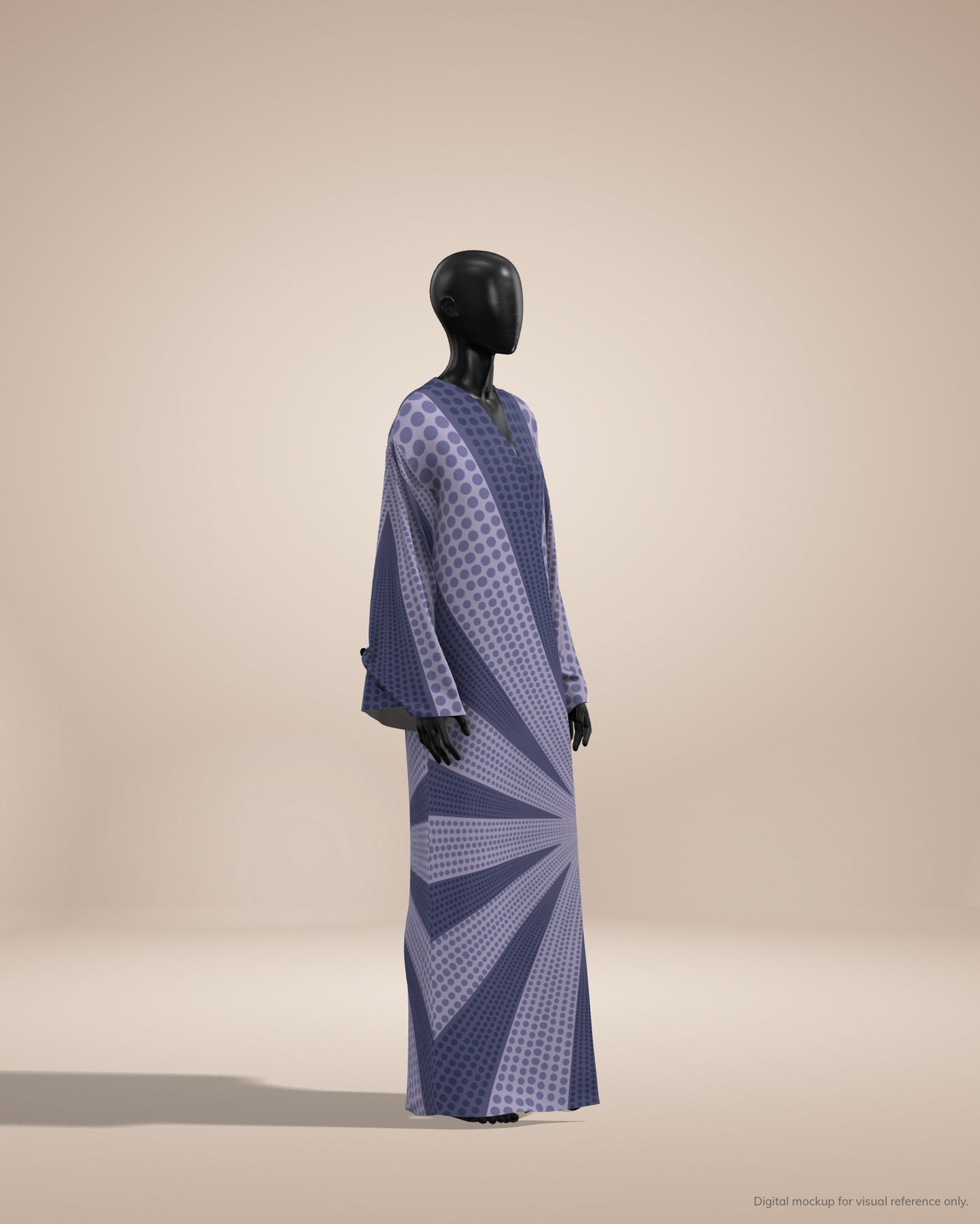 Ready-to-Stitch Abaya Fabric Set — 04