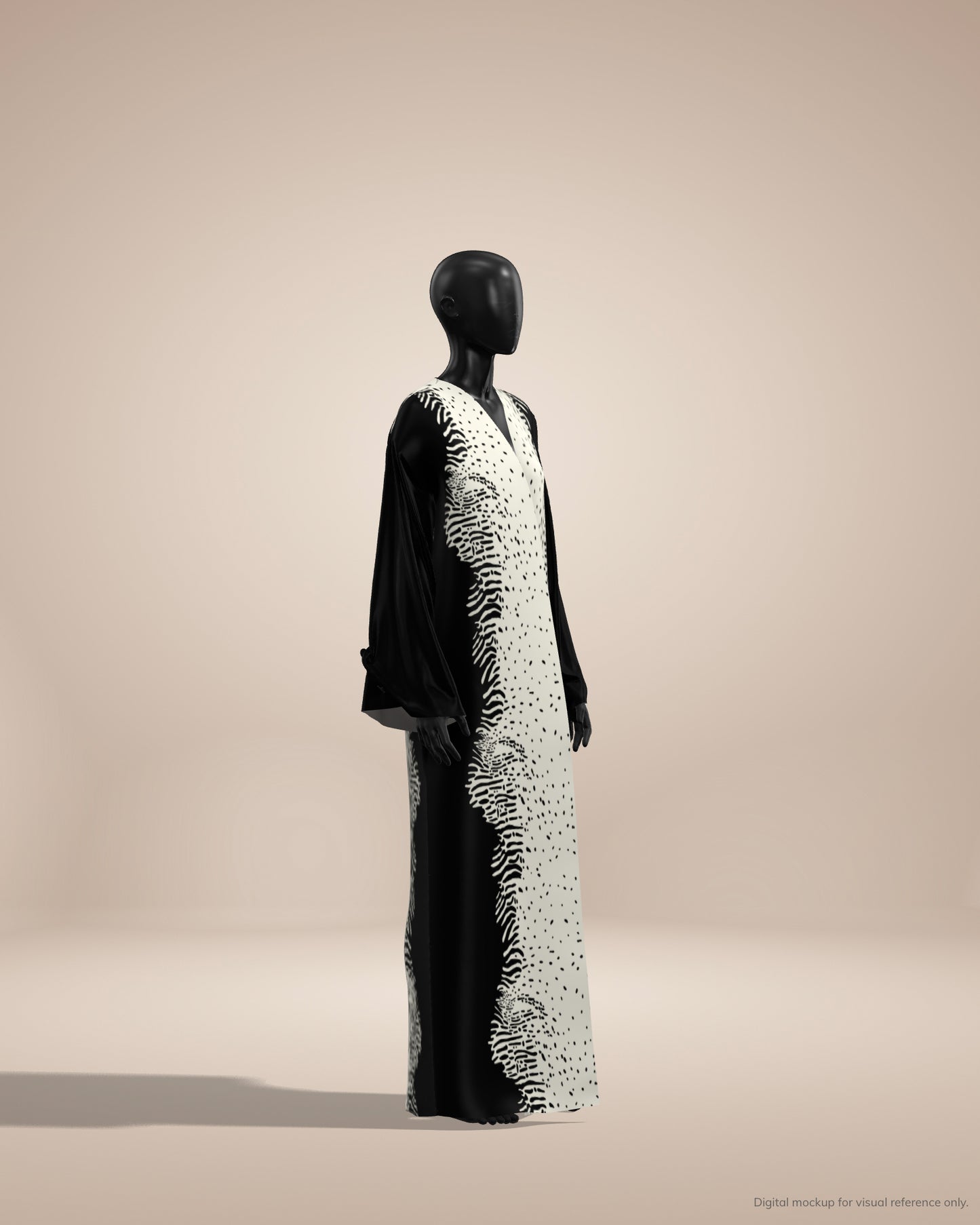 Ready-to-Stitch Abaya Fabric Set — 05