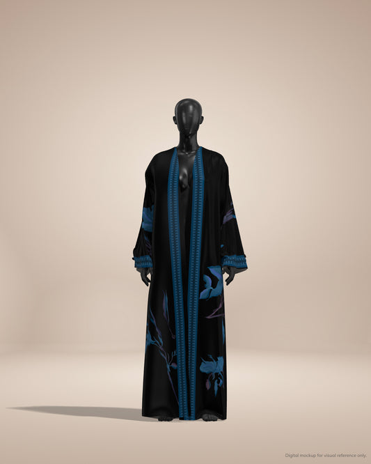 Ready-to-Stitch Abaya Fabric Set — 32