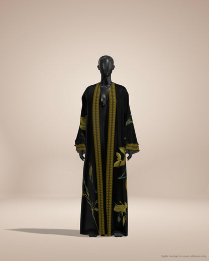 Ready-to-Stitch Abaya Fabric Set — 30