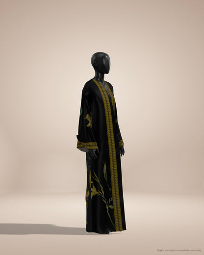 Ready-to-Stitch Abaya Fabric Set — 30