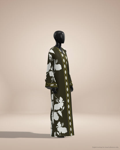 Ready-to-Stitch Abaya Fabric Set — 24