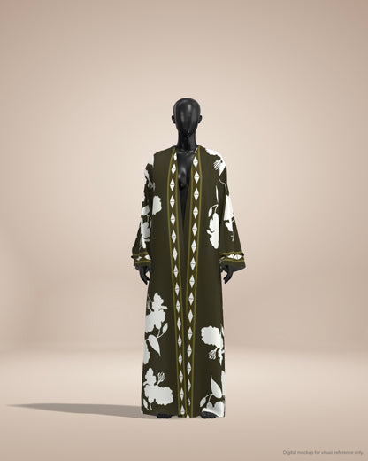 Ready-to-Stitch Abaya Fabric Set — 24