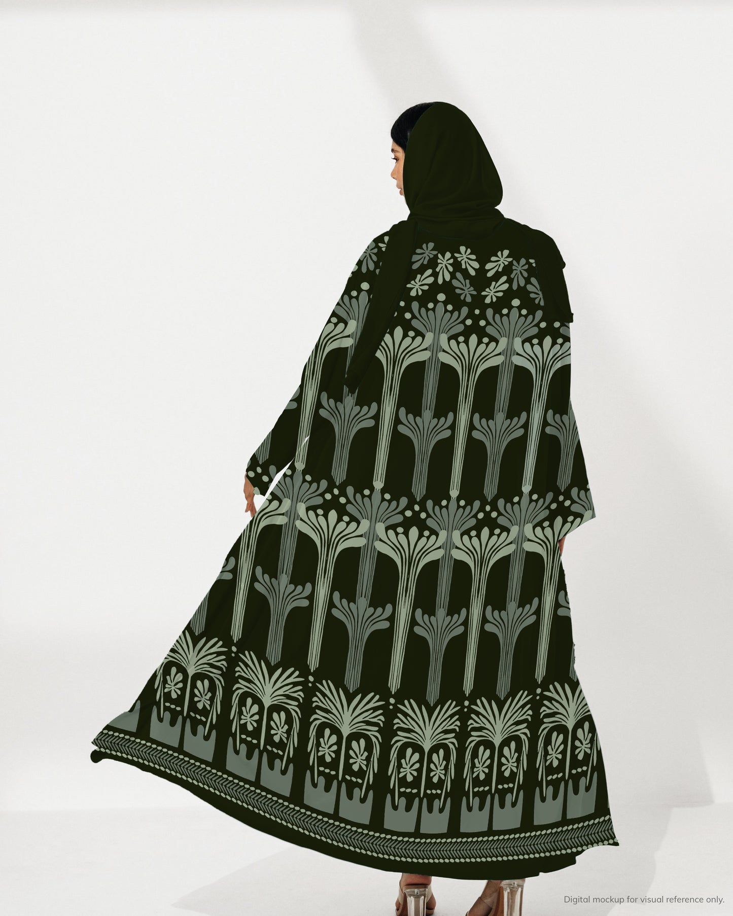 Ready-to-Stitch Abaya Set — 02