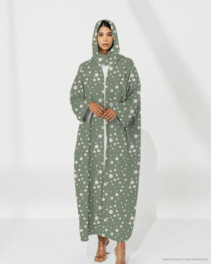 Ready-to-Stitch Abaya Set — 01