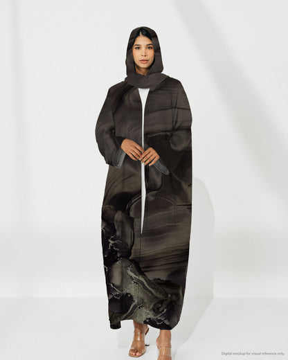 Ready-to-Stitch Abaya Set — 07