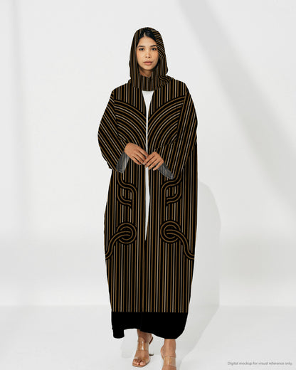 Ready-to-Stitch Abaya Set — 04