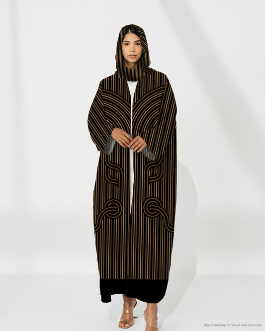 Ready-to-Stitch Abaya Set — 04