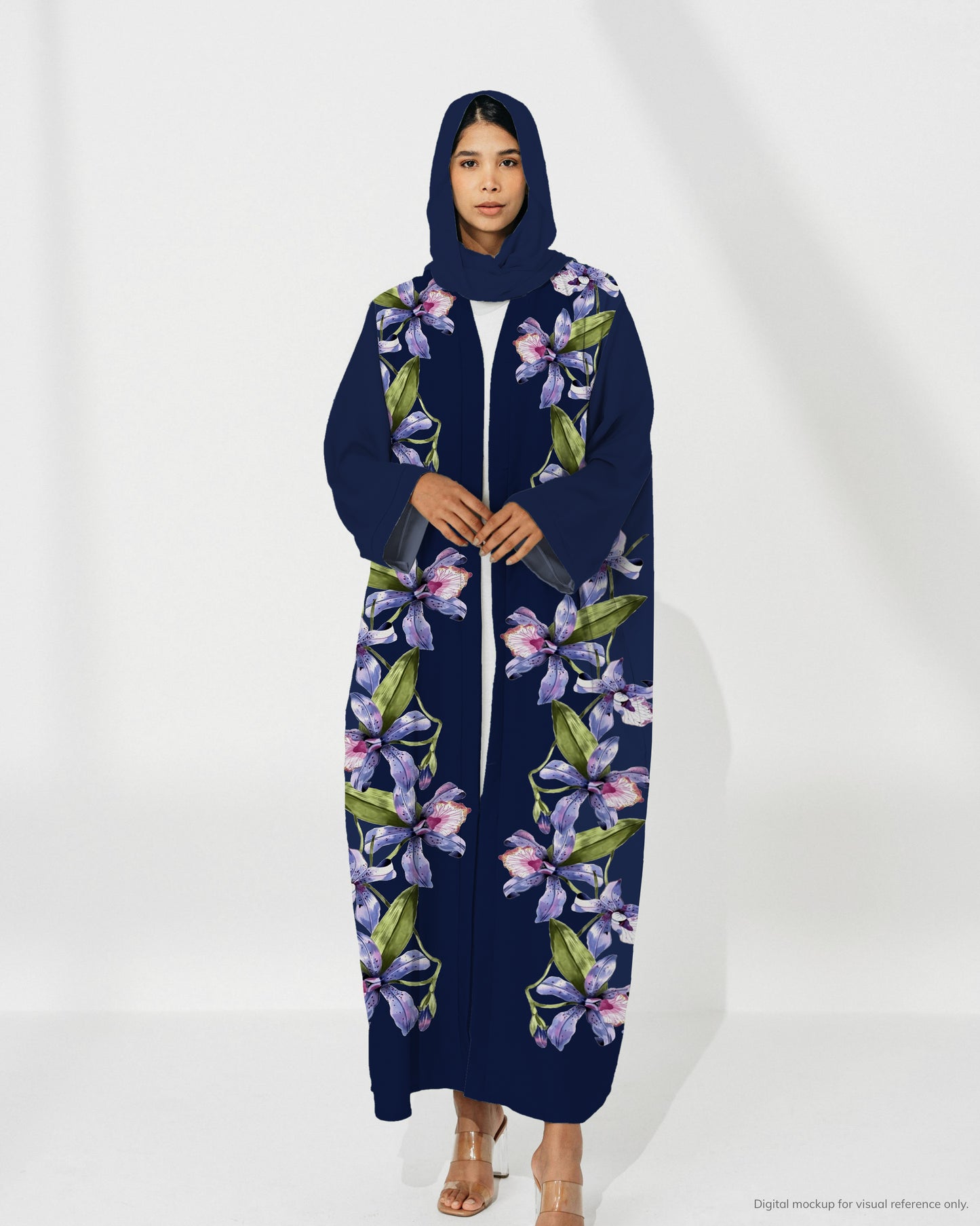 Ready-to-Stitch Abaya Set — 08
