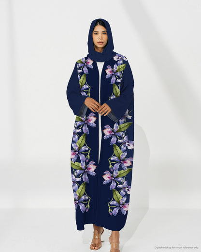 Ready-to-Stitch Abaya Set — 08