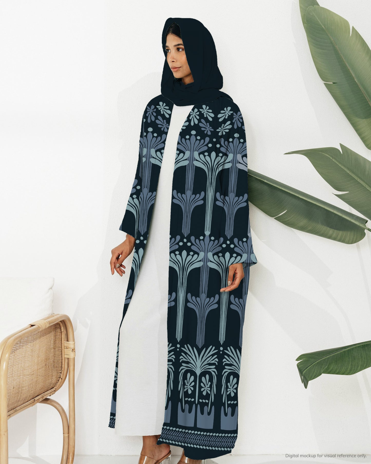 Ready-to-Stitch Abaya Set — 02