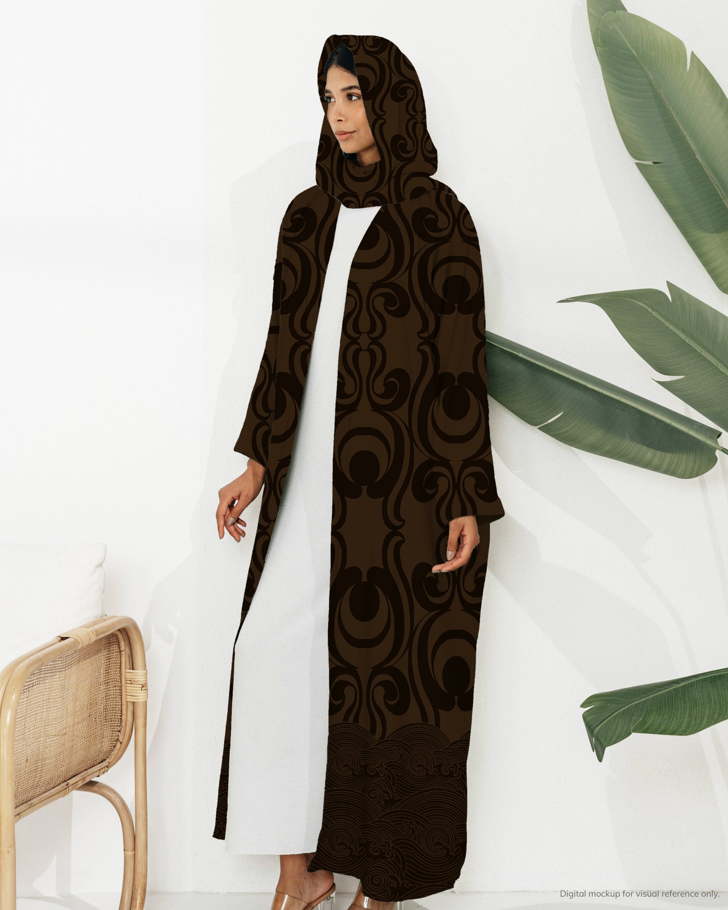Ready-to-Stitch Abaya Set — 06